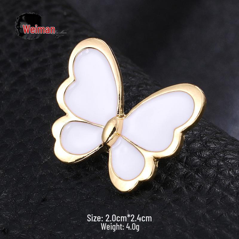 Cute Multicolor Butterfly Brooch - Versatile Accessory for Girls