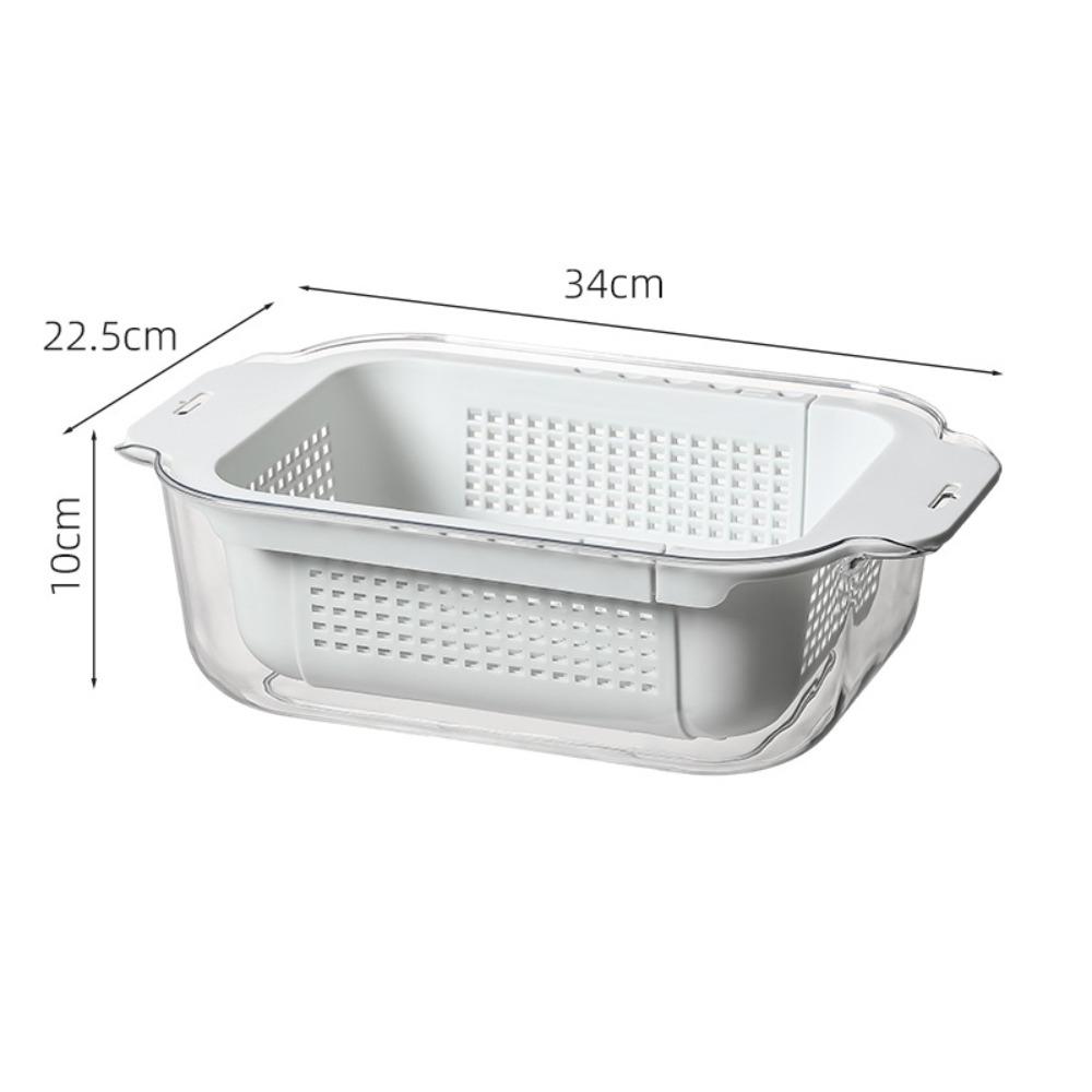 Containers Wash&Drainer Basket Multifunctional Storage Basket Kitchen Drain Basket  Fresh Vegetable