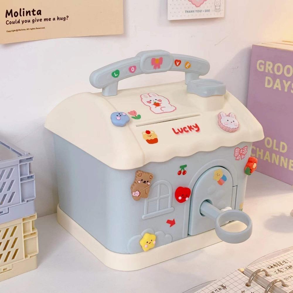 Children Savings Bank Square Money Boxes 2025 Anime Piggy Bank New Year Gift