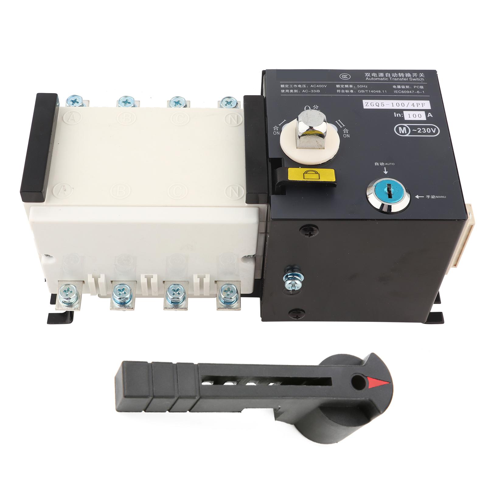 

ZGQ51004PF Isolation Type Dual Power Automatic Transfer Switch ATS 100A4P