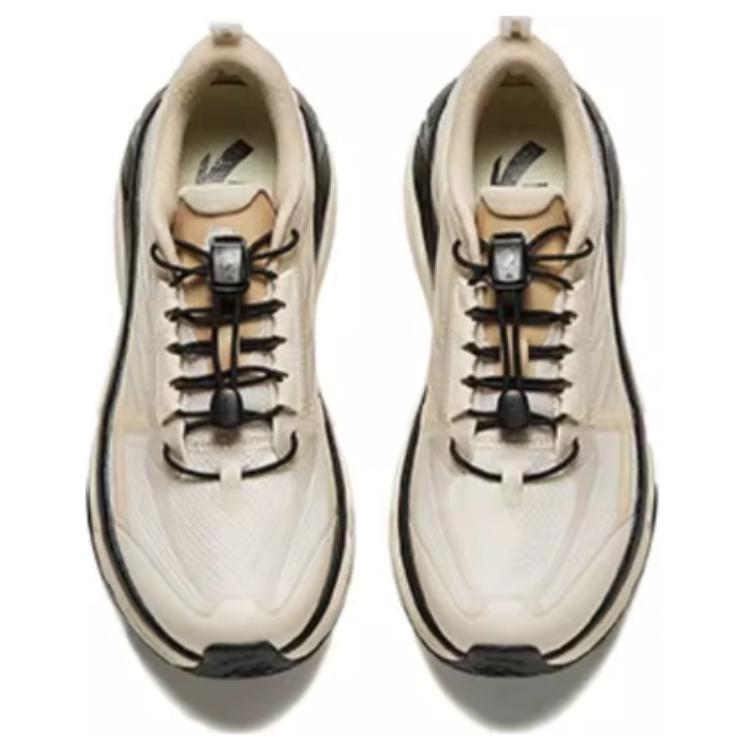 ANTA Tai Hang Women Professional Outdoor Trail Running Shoes Off White Black Gum 122428865-2