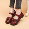 Soft Sole Soft Surface Middle-aged and Elderly Mother Shoes Microfiber Women's Shoes Spring and Summer Comfortable Flat Bottom Not Tired Feet Single S