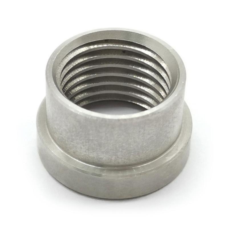Exhaust Pipe Sensor Bung Female Thread 304 Stainless Steel Mount for Car Motorcycle Replacement Service Tasks