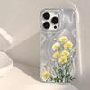Flower Phone Case For iPhone 16 11 13 15 Pro Max 14 Plus 12 14promax 13promax 16E X XR 7 8 Silicone Shine Covers
