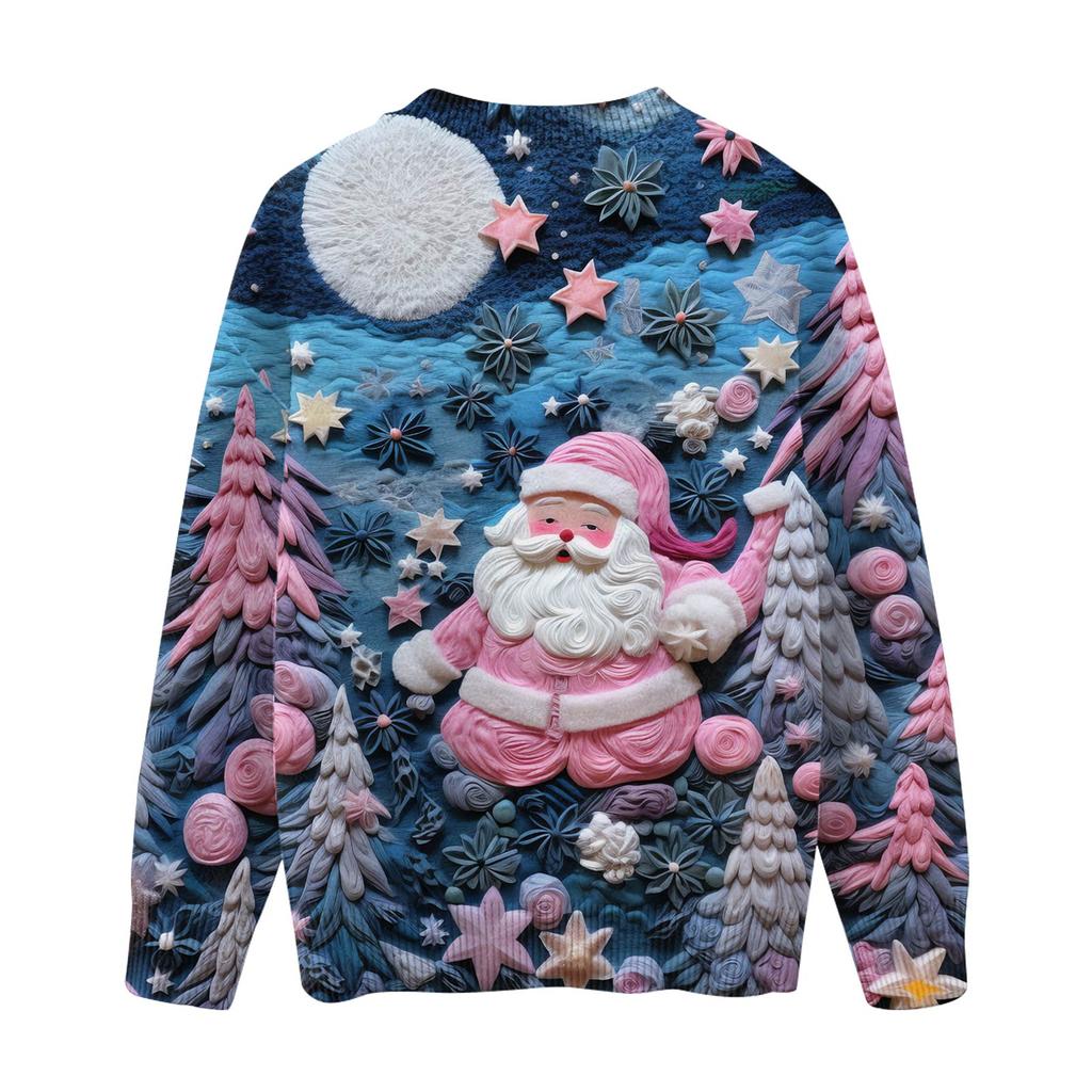Christmas Sweatshirts For Women Knit Sweater Cute Shirt Fall Crewneck Pullover Tops