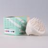 LOHAS Factory Biodegradable Wheat Straw Scalp Massager Soft Silicone Hair Brush Shampoo Head Scalp Massage Brushes Comb for Head