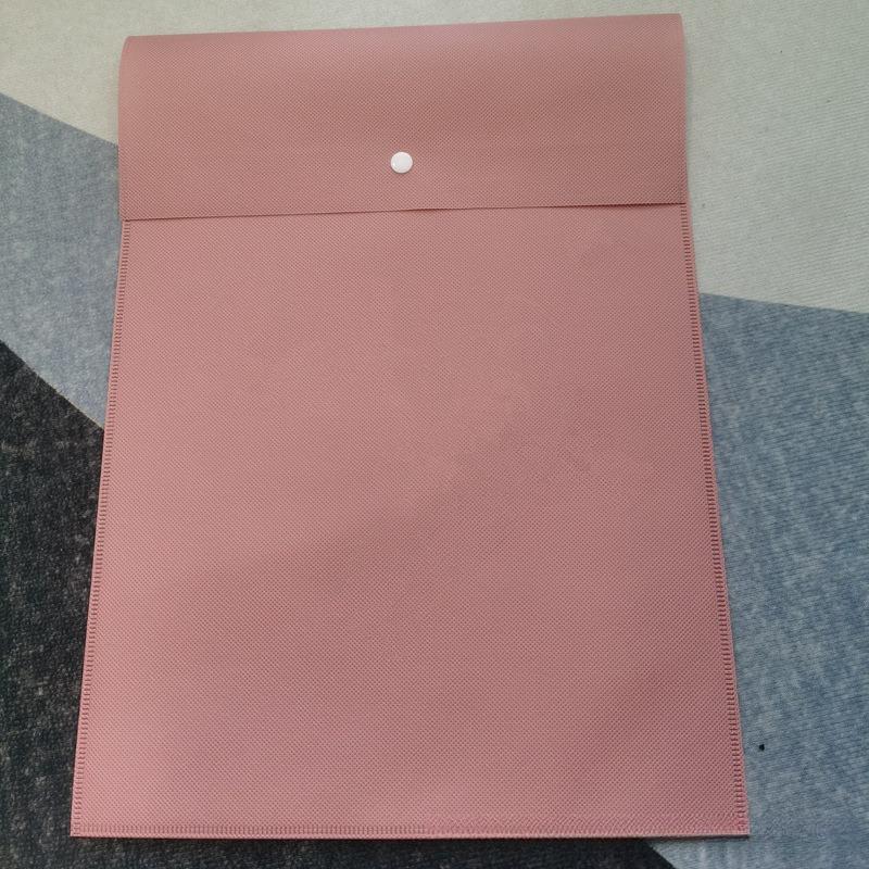 50pcs Thickened Concealed Buckle Clothing Bag Non Woven Packa Pouchs Button Type Dustproof Bags Women's Clothing Packaging Eco-friendly Pouch