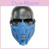 Mortal Kombat Scorpion Latex Half Face Mask For Halloween Costume And Cosplay