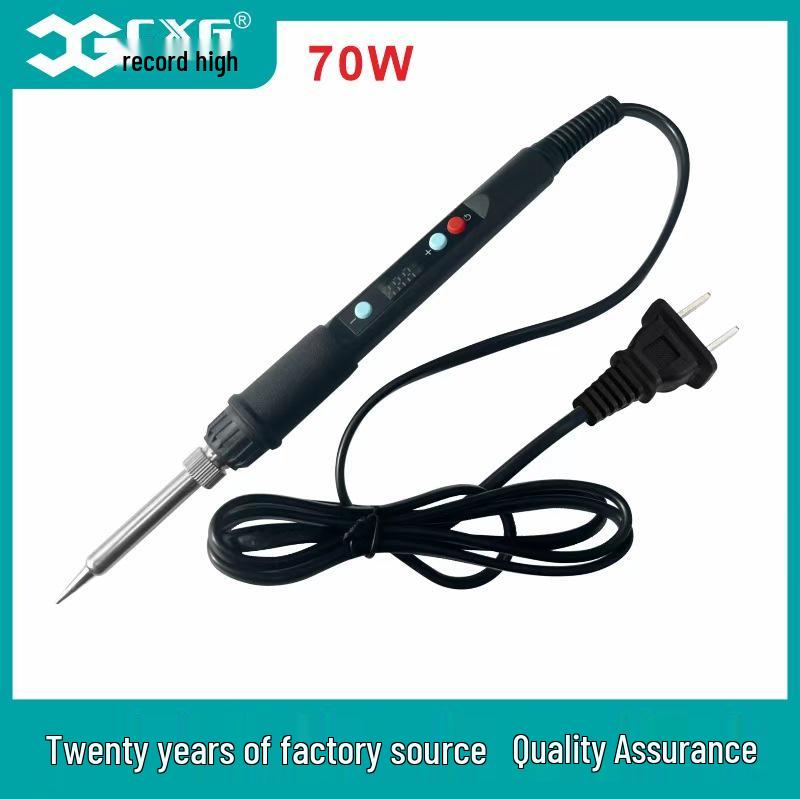 

Portable Electric Soldering Iron with Digital Display, Adjustable Temperature, CXG-70EY for Household Welding and Electronic Repair