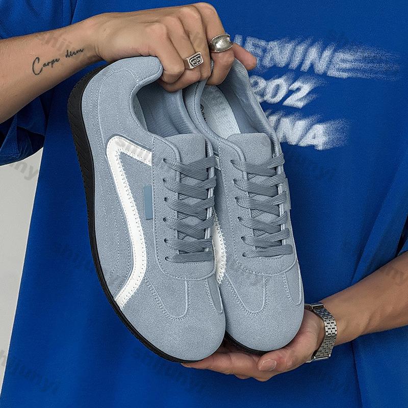 Fashion Men's Sneakers Spring Autumn 2025 New Lightweight Comfortable Outdoor Non Slip Casual Shoes Fashion Cross Tied Soft Sole Flats