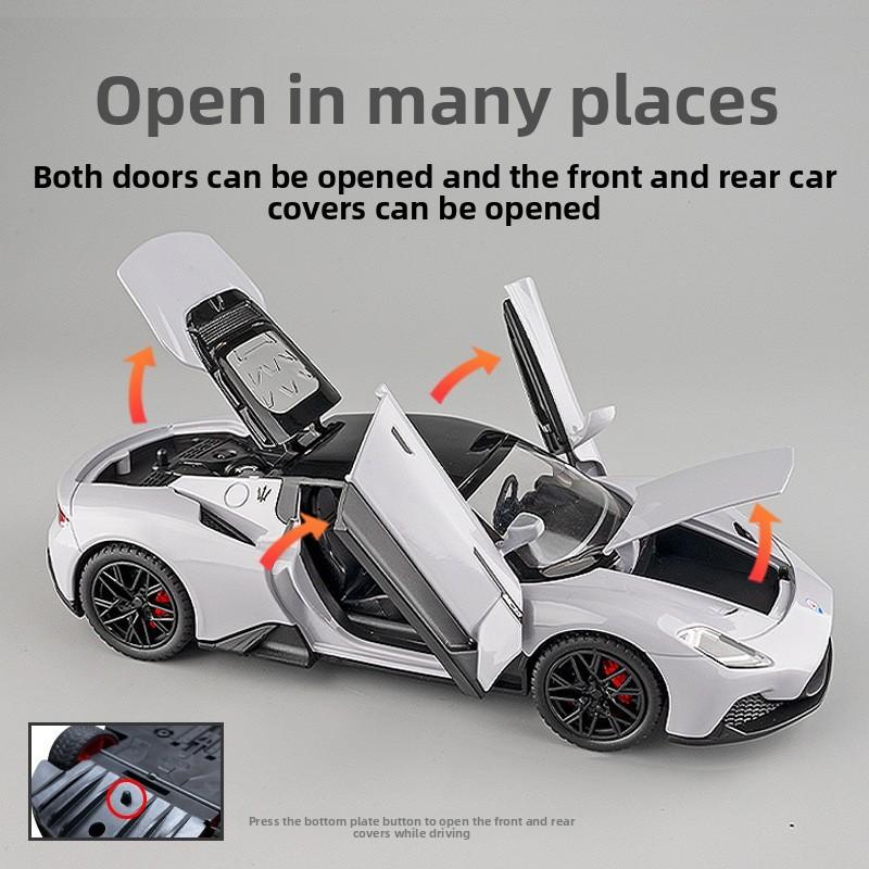Alloy Car Model 1:24 Scale With Inertia Control For Collection And Display