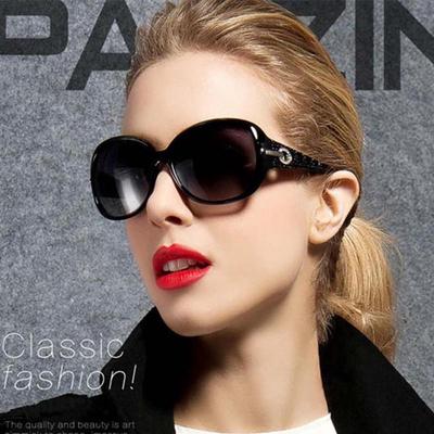Polarisierte Sonnenbrille für Damen, Vintage, Fahrer-Sonnenbrille, großer Rahmen, neue Sonnenbrillen für Damen