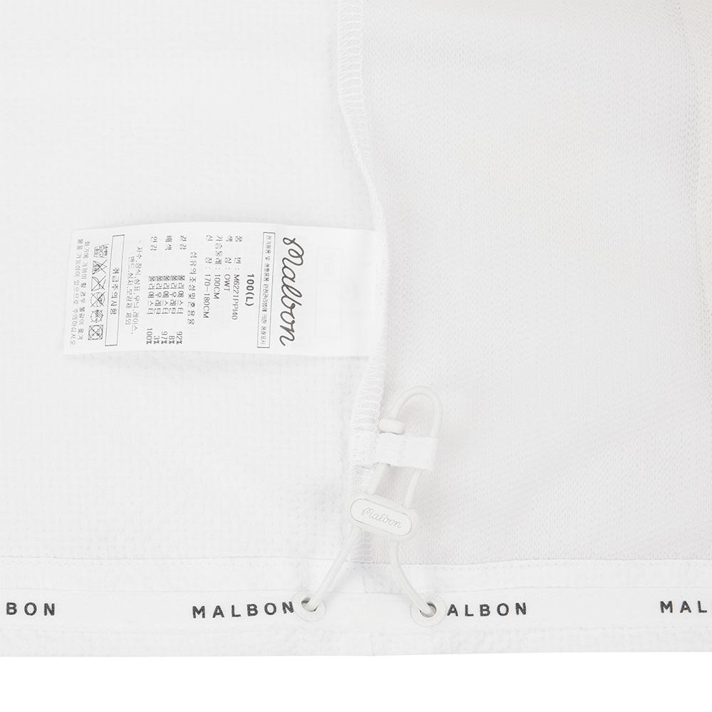MALBON GOLF Seersucker Anorak Off White (Man)