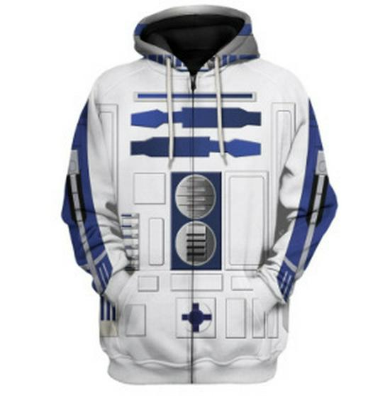 2025 European Black Warrior Anime 3D Cosplay Hoodie for Men & Women