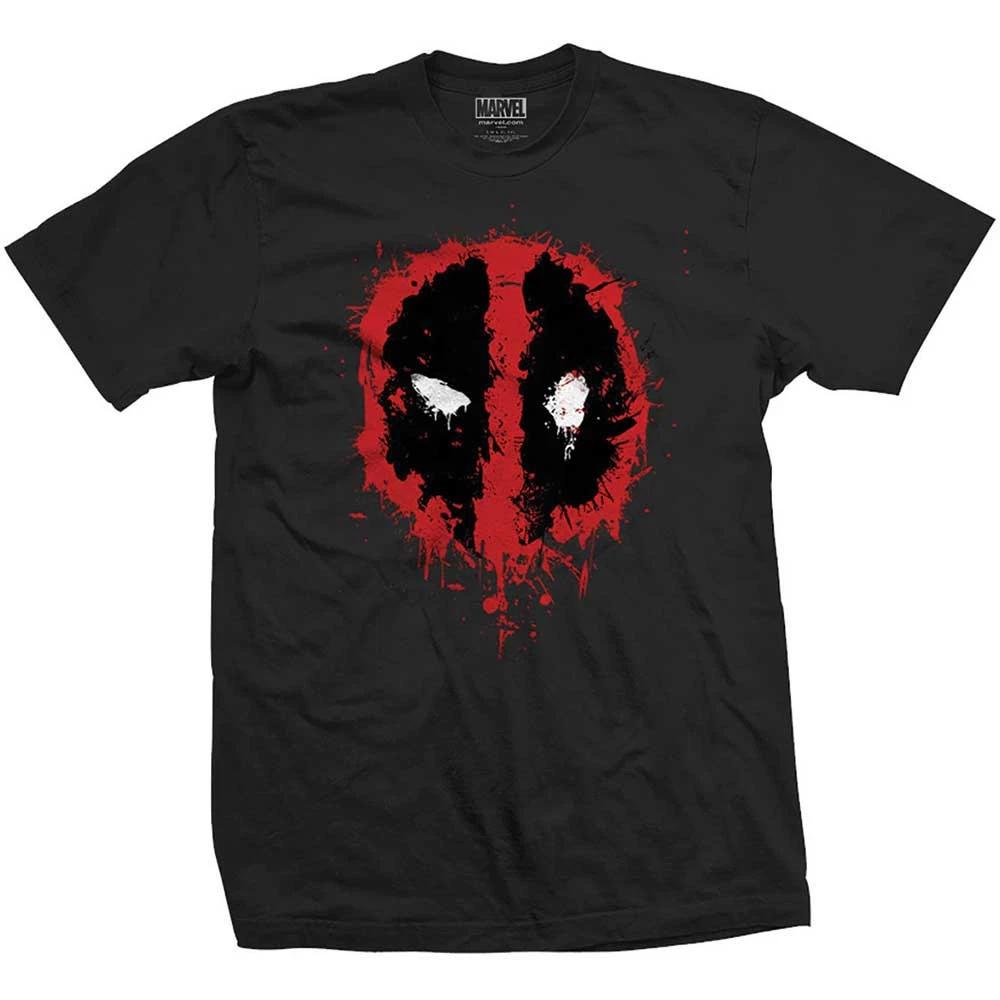 Deadpool Logo Wade Wilson Marvel Comics Official Mens Unisex T-Shirt S