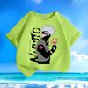 Boys' and Girls' Fashionable Naruto-style Shirts for Summer, Loose-fitting Pure Cotton T-shirts for Children