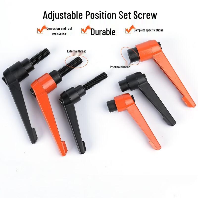 Adjustable Clamping Handle with Screw