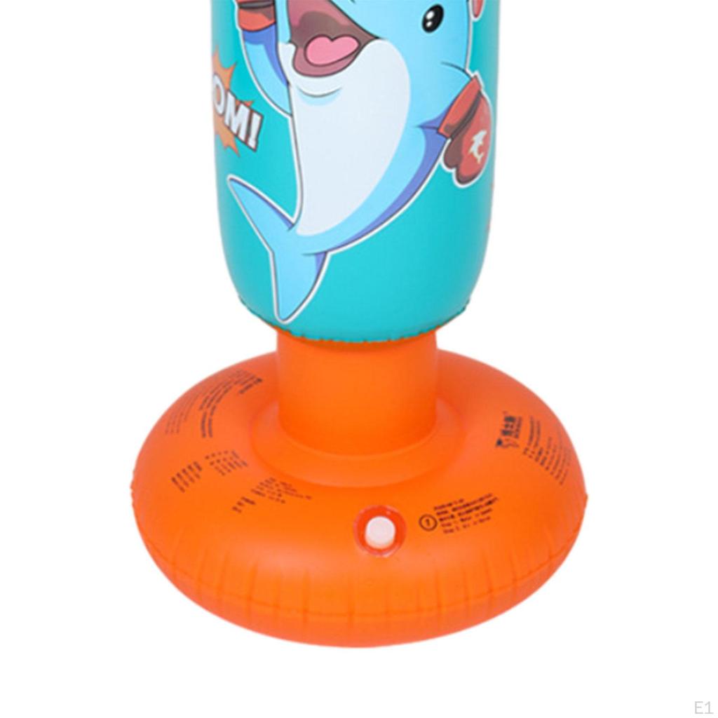 Inflatable Boxing Bag Freestanding Air Cartoon Birthday Gifts Punching for Kids