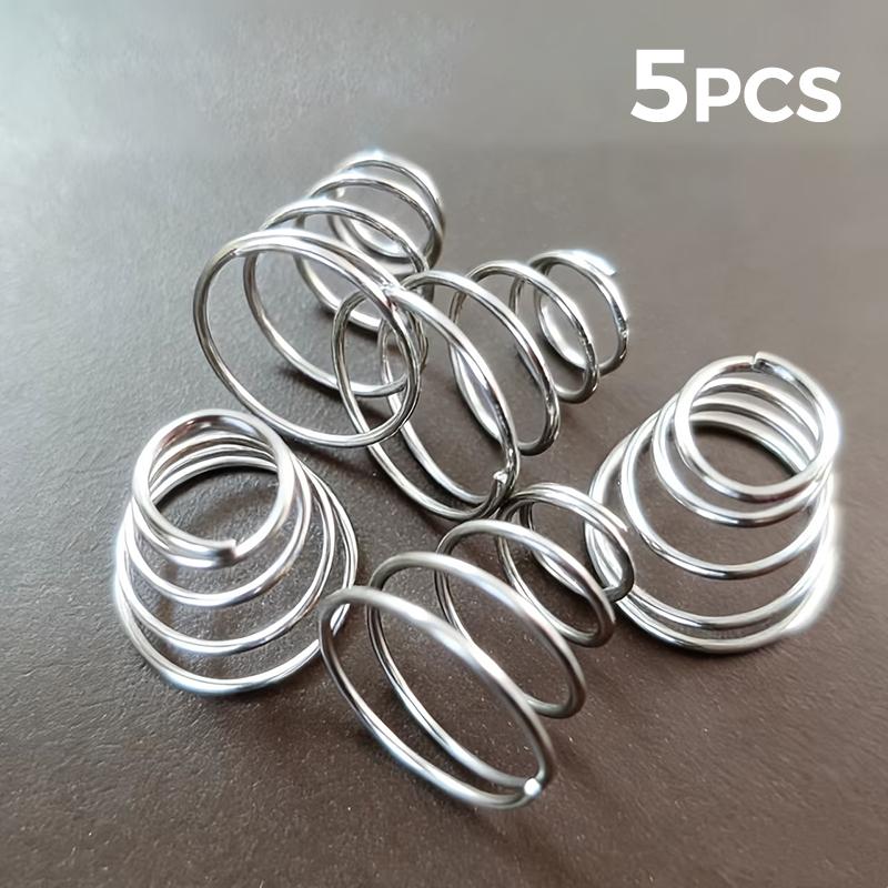 2/5/10Pcs Stainless Steel Usb Humidifier Replacement Springs, Atomizer Diffuser Compatible Small Spring Spares, General
