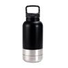 3-in-1 Insulated Dogs Travel Bottles Stainless Steel Pet Water Dispenser with 2 Detachable Bowls for Walking Travel Camping