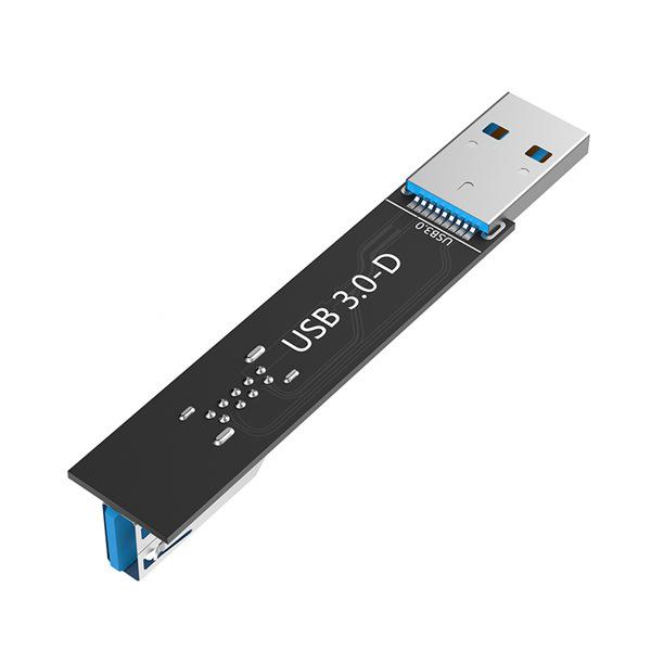 USB 3.0-D Чорна Пластикова Карта Розширення, 1 шт