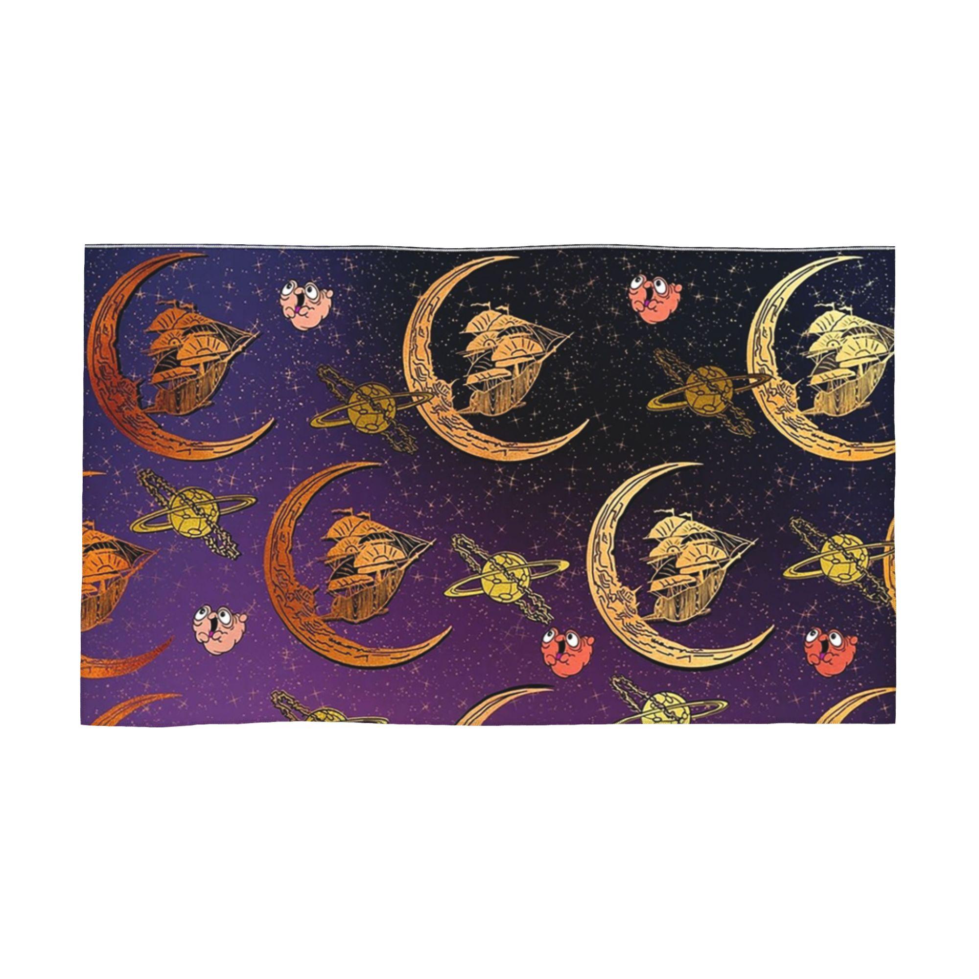 Treasured Planets Soft Face Towel Quick Dry Pool Bath Cotton Towels Breathable W40*H60(CM)