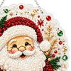 Acryl Hängende Ornamente Weihnachten Strassstein Malset, DIY Kranz Kunsthandwerk für Erwachsene, Doppelset Doppelseitiges Fensterornament für Erwachsene, Edelsteinplatte Wand