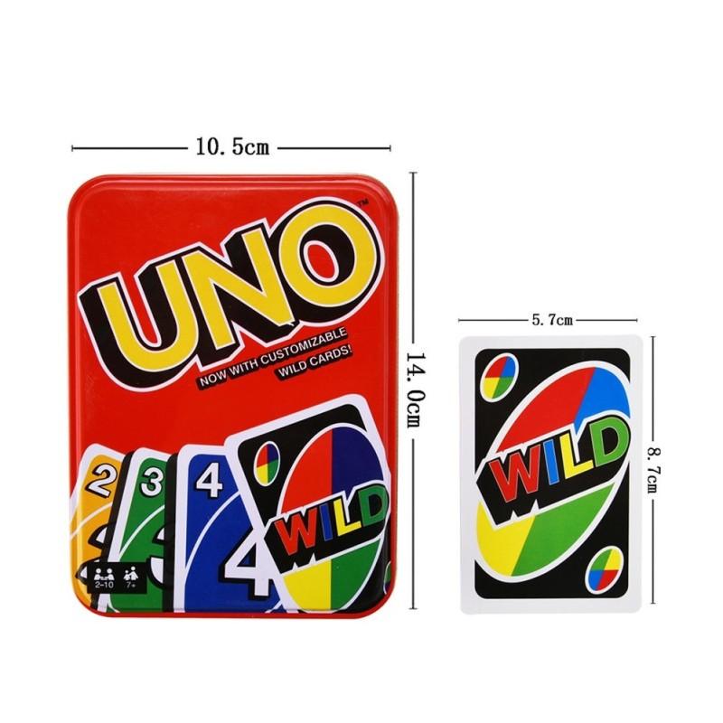 UNO Wild / UNO Flip / DOS Iron Box Game Classic