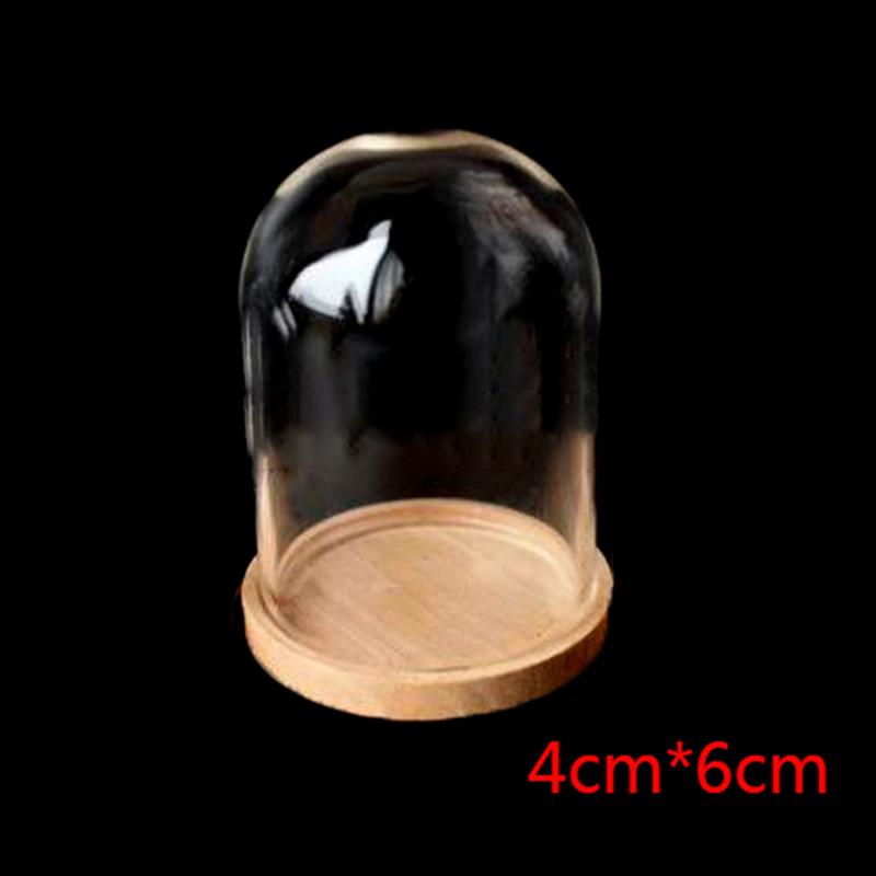 1:12 Miniature 1PC Glass Display Bell Jar featuring Foundation Dollhouse Decoration Accessories great for daily use