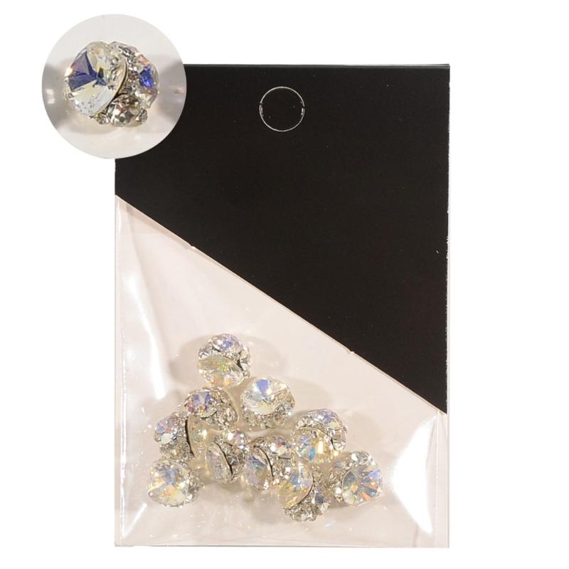 3D Nail Charms,Sparkles Nail Rhinestones Nails Gems Alloy Nails Crystals Jewelry Nail Studs for Nails Art Decorations