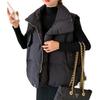 Autumn and winter new down cotton vest women's short loose stand-up collar versatile vest vest jacket women