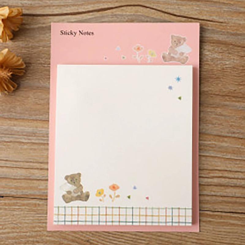 

50Pcs Creative Notes Japanese Cartoon Message Notes Exquisite and Cute Cat Memo Diary Convenience Notes Cartoon Message Notebook