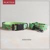 PLATTCO Fruit Print Faux Nylon Dog Collar & Leash - Soft, Comfortable, PDC325