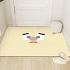 Cartoon Cute Funny Expression Household Entrance Door Floor Mat Non-Slip Can Be Cut And Rubbed Soil Door Floor Mat