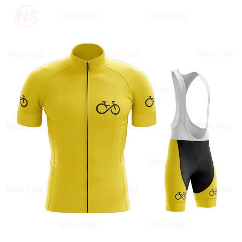 New summer short-sleeved men's cycling suit moisture-wicking bicycle clothing