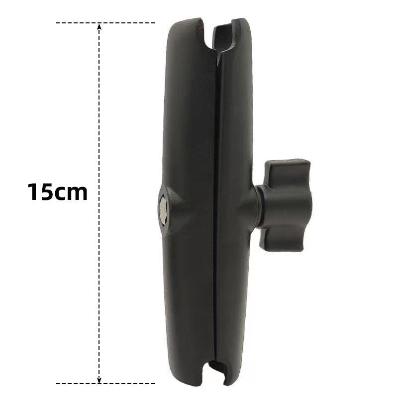6/9/15CM Ram Mount Destek 1 İnç 25mm Bilyalı Çift Soketli Kol Tutucu ile Uyumlu Motosiklet Aksiyon Kamerası Kelepçesi Sigorta Tutucuları1