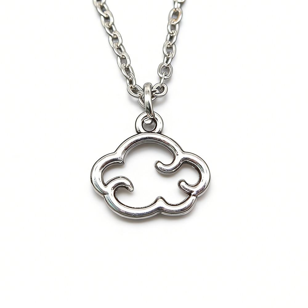 Hollow Star Moon Pendant Necklace Minimalist Geometric Jewelry 40cm Short Chain