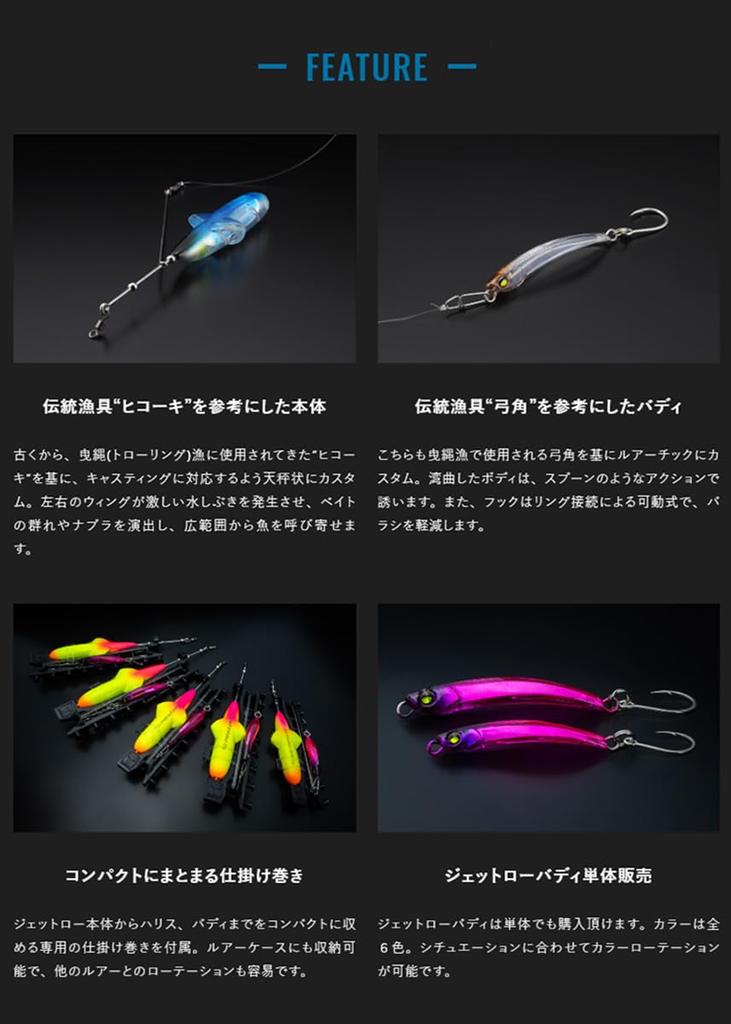 JACKALL Jet Low Mini Set 25g Akakin Set