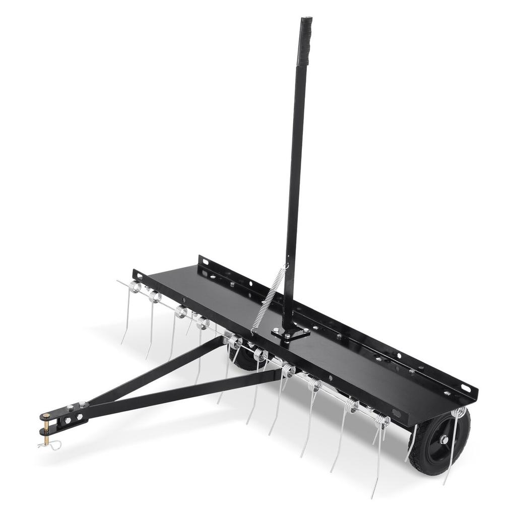 Tow Behind Dethatcher 40" Lawn Dethatcher Rake for ATV or Mower 20 Tines