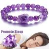Natural Amethyst Quartz Beaded Bracelets Health Bracelet for Women Yoga Jewelry Gift