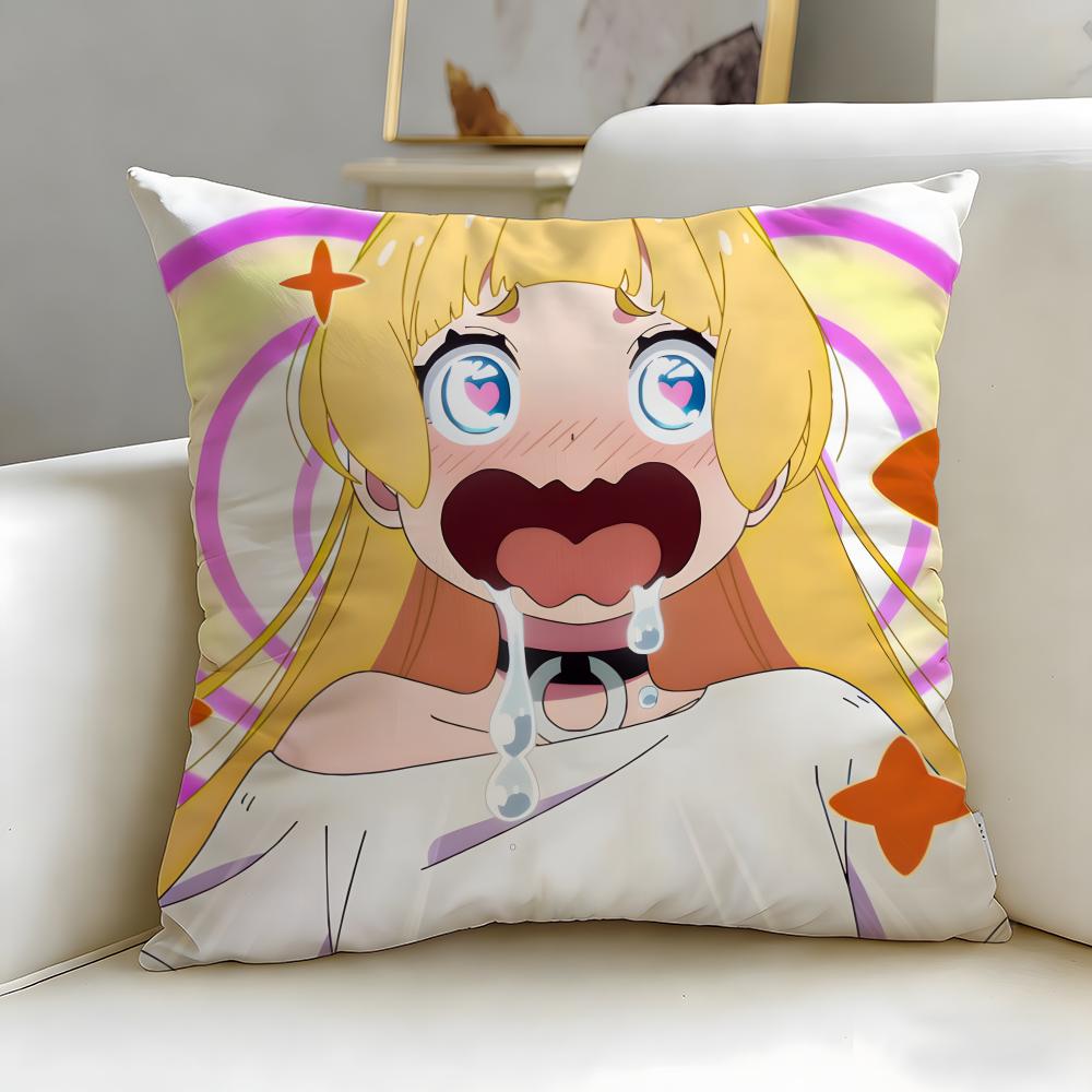 Anime Tis Time for Torture Princess Cushion Cover Soft  EasyWash Pillow Case  Versatile for Couch Bed Travel and Office