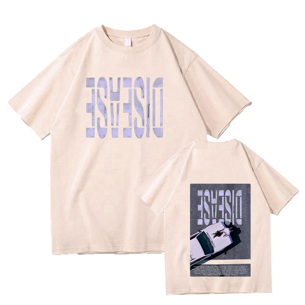 2026 SpringSummer Lady Gagas New Single Disease Collection of Creative Printed Design Fashion TShirt