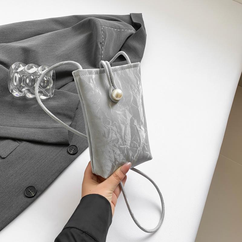 

Нова китайська сумка жіноча 2024 нова літня проста модна сумка-месенджер модна легка маленька сумка-саквояж маленька квадратна сумка срібний