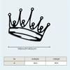 Crown Metal Wall Art Royal Theme Mural Prince Princess Bedroom Decor Housewarming Gift