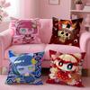 Cartoon P-PepoyoS Cushion Cover Comfortable Reversible Pillow Cover Ideal for Car Sofa Bedroom & Beyond