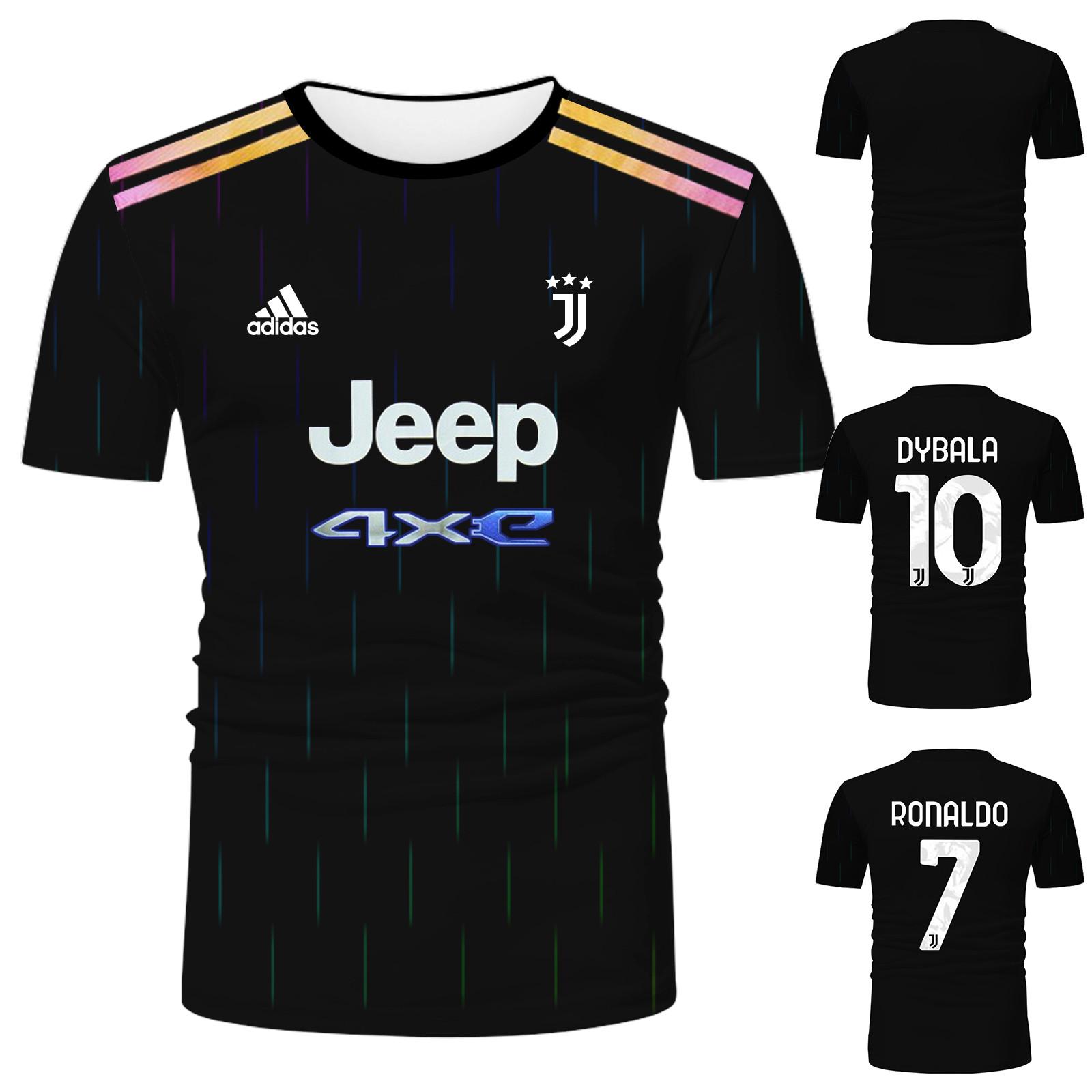 

Мужской футбольный костюм футбольного клуба 21/22 Away Juven Tus, футбольные майки, футбольные майки XL чёрный