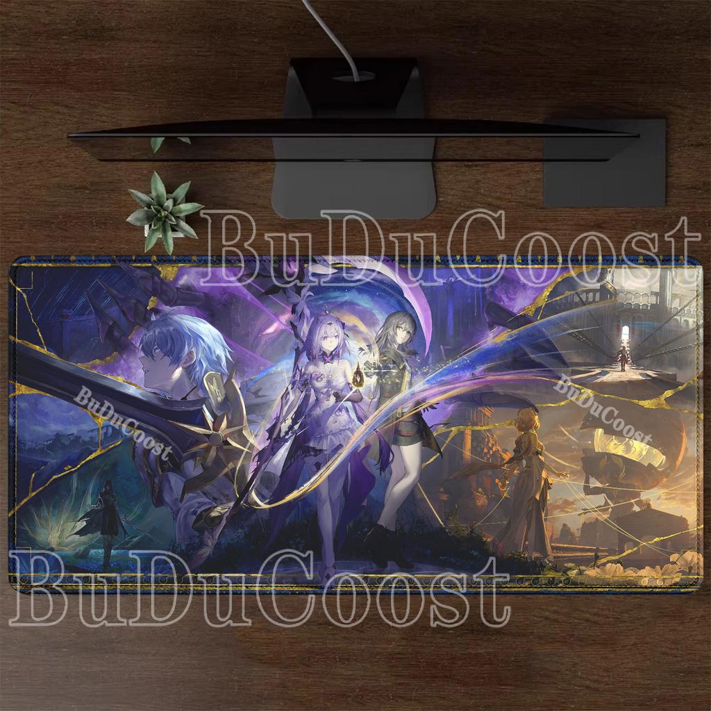 Anime Sexy Girl Castorice Honkai Star Rail HSR Mouse Pad Large Keyboard Mousepad Office Nonslip Base Gaming HD Printing Desk Mat