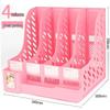 Desktop File Organizer Set: Thickened Rack & Storage Box for Office Supplies