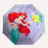 Mermaid,Fish Automatic Umbrella - Tri-fold Portable Umbrella, Best Holiday Gift for Men and Women, Durable Iron Frame, Playful Design, Sturd