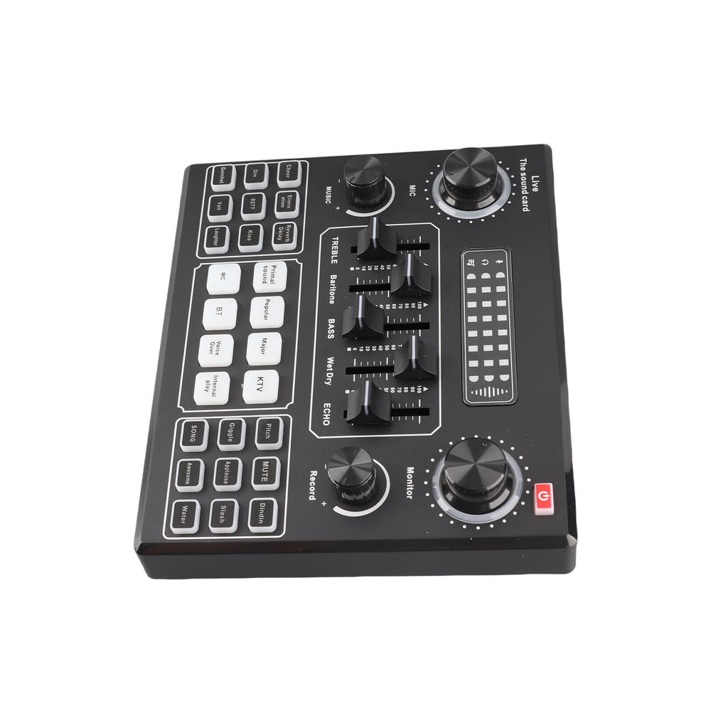 Multifunctional Live V9 Sound Card and BM800 Suspension Microphone Kit Broadcasting Recording Condenser Microphone Set